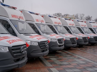 Ukraine receives 20 ambulances from WHO and German government
